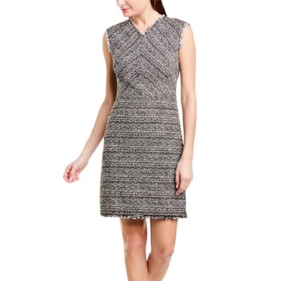 Rebecca Taylor Dresses & Skirts - Rebecca Taylor Sleeveless Tweed Dress Black Multi Size 0